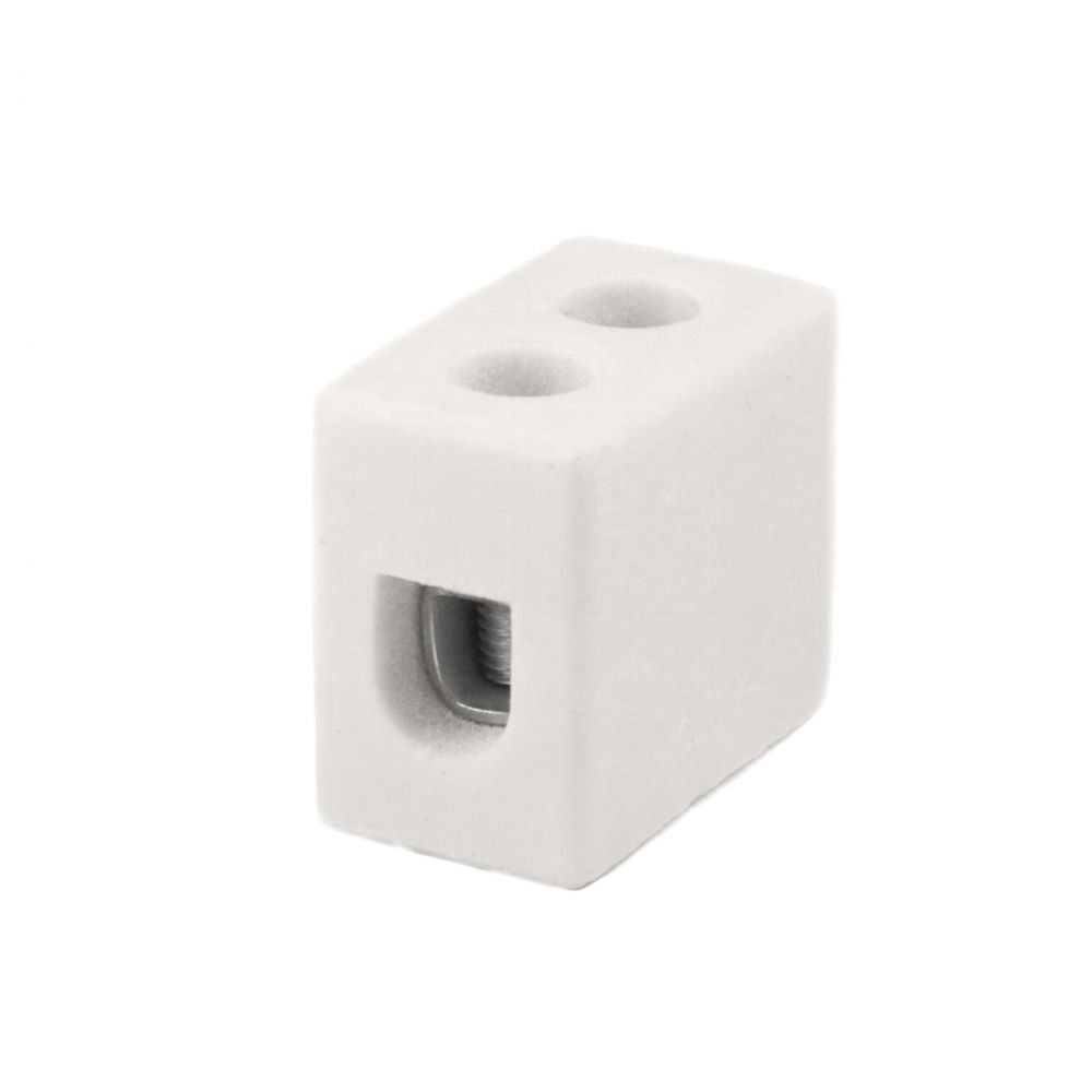 ONKA 6-10mm2 1POLE Steatite / Ceirmeach / Porcelain Conneector - BLOICHE TEIRMINEIL PORCELAIN, 1070011