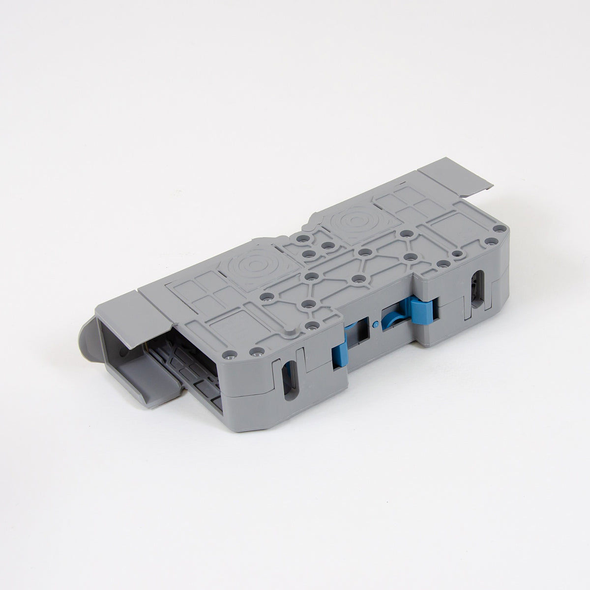 ONKA 70mm2 M8 Screw rail connector terminal block DIN rail terminal with protective cover, grey, 1030045