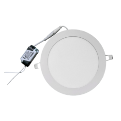 2 pcs SLIM LED panel cold white /6500K 12W / 1080Lm round recessed round (power supply included) 6500K YL10-1200