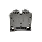 ONKA 25mm2 Screw rail connector terminal block DIN rail terminal 2-wire grey, 1010062