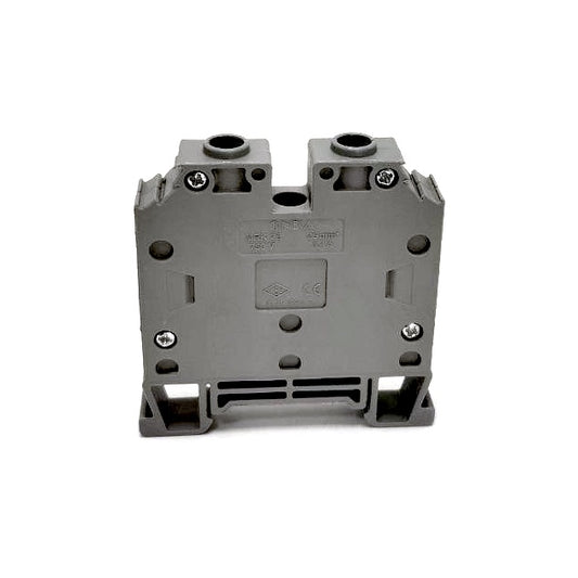 ONKA 25mm2 Screw rail connector terminal block DIN rail terminal 2-wire grey, 1010062