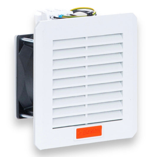 Fan with filter + scrubber clamp, 30 (41) m3/h, 120x120, 230V 50/60Hz IP54 PTF1000T Plastim